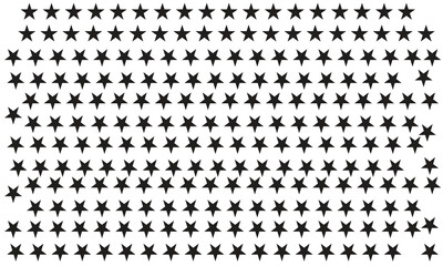 seamless black and white star pattern Background