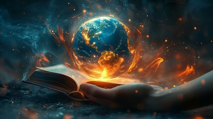 A surreal depiction of a white dove flying with wings engulfed in radiant flames, the fire trailing behind in an elegant arc, symbolizing peace, freedom, and power.
