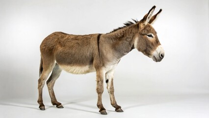 Mule on studio background
