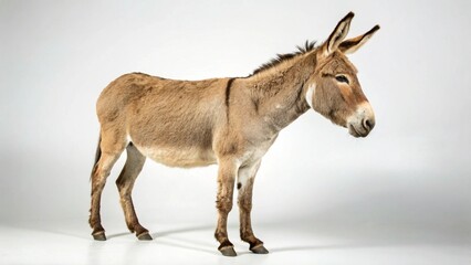 Mule on studio background
