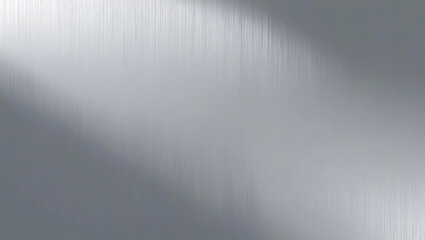 Fototapeta premium Brushed Metal Texture – Stainless Steel, Silver Metallic Surface, Polished Aluminum Plate with Light Reflection, Smooth Gray Backdrop for Wallpaper or Design