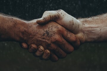 Raw Performance Dynamics Gritty Athletic Commitment - Authentic Teamwork and Resilience in High-Intensity Professional Sports Collaboration