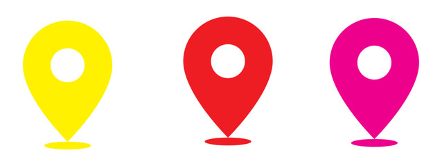 Set location pin circles