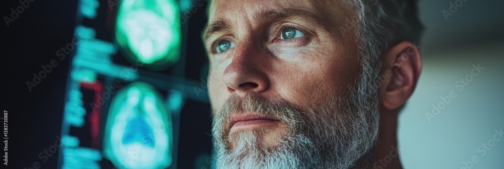 Aufkleber Precision AI Healthcare Empowering Next-Gen Diagnostic Insights with Cutting-Edge Medical Visualization Technology and Immersive Professional Analysis