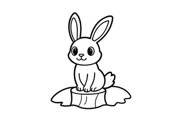 Obraz premium rabbit with carrot