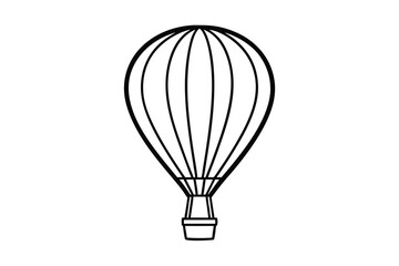 Fototapeta premium hot air balloon vector illustration