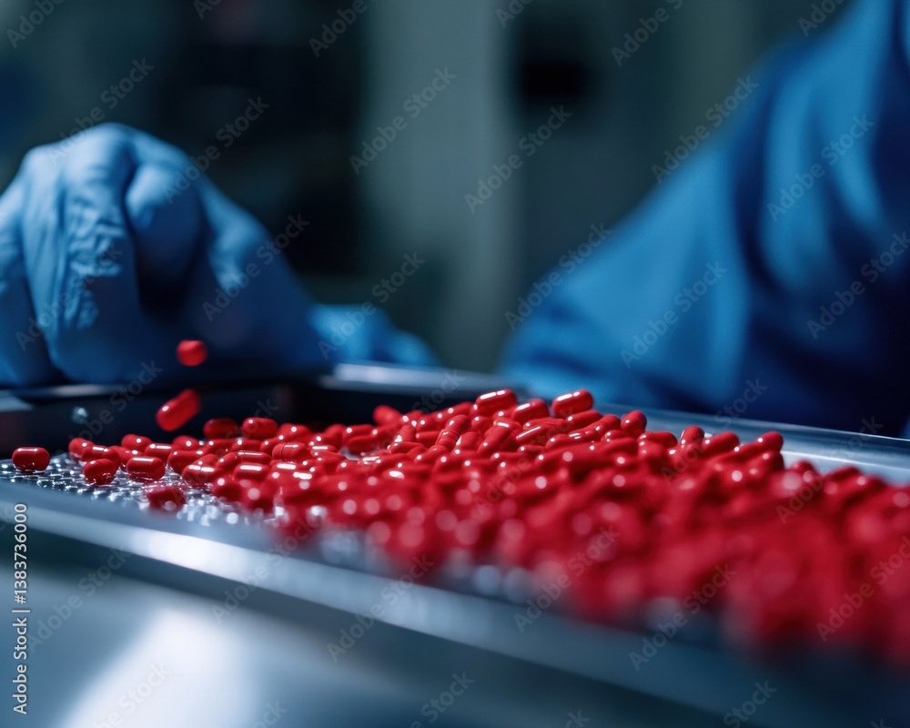 Poster precision pharma innovation high-performance manufacturing of advanced red capsules - next-generatio