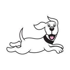 Fototapeta premium Illustration vector graphic of dog 6.eps