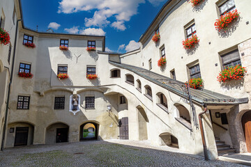  Old town Hall in Tirol, Austria.