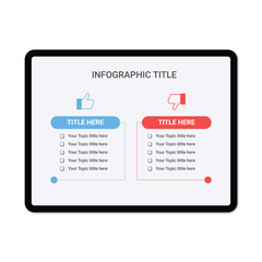Like and Dislike Infographic