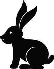 Easter bunny Silhouette, Rabbit Svg, Rabbit Silhouette 