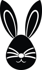 Easter bunny Silhouette, Rabbit Svg, Rabbit Silhouette 