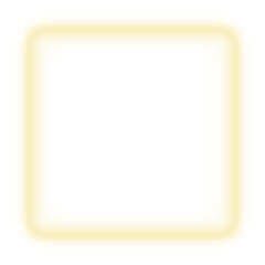 イエローの正方形フレーム　ぼかし入り　グラフィック素材