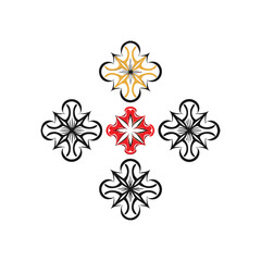 sophisticated collection of mandala designs with intricate details and symmetrical patterns