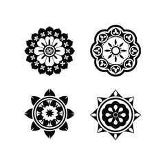 sophisticated collection of mandala designs with intricate details and symmetrical patterns