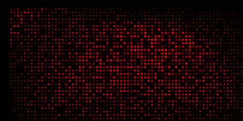 Halftone dots red and blue color pattern gradient grunge texture background. Dot pop art comic sport style vector illustration. modern background