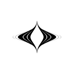 Fototapeta premium Abstract Black and White Diamond-Shaped Design, Minimalist Retro Graphic