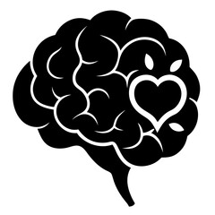 vector illustration of an abstract brain