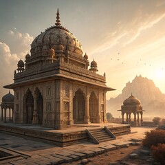 Vishwakarma’s Vision A Surreal Fusion of Ancient Craft and Futuristic AI Symmetry