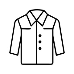 Outline shirt vector design for fashion apparel and clothing store promotion and design resources use