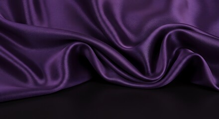 Fototapeta premium Amethyst Drape AI Generated