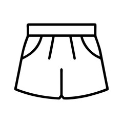 Shop trendy summer shorts vector icon illustration for fashion apparel and casual wear design ideas online now