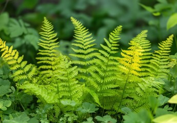 green fern leaf