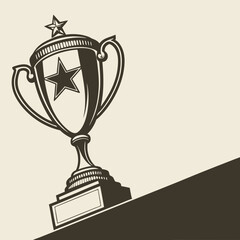 gold trophy cup