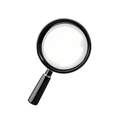 magnifying glass icon on a transparent PNG background
