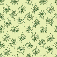 Trendy Seamless Floral Ditsy Print