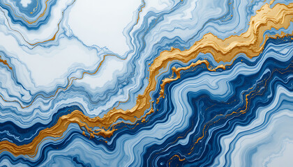 Fototapeta premium Marble tile abstract blue background