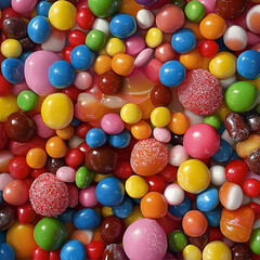 colourfull sweet candies