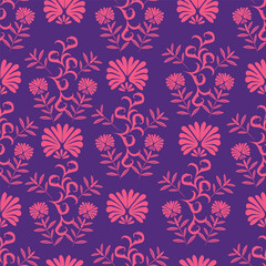 textile design with flower abstract pattern image background
