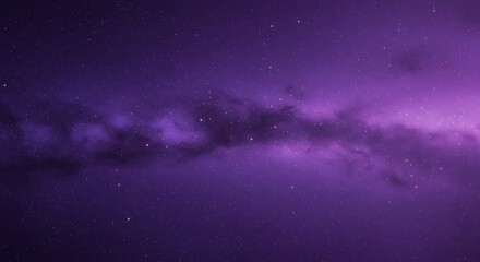 Obraz premium Purple Nebula's Whisper AI Generated