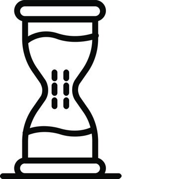 recommend clip art: Vintage hourglass / sandglass icon