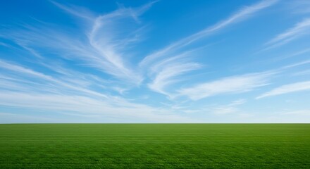 Fototapeta premium Celestial Meadow, Midday Dream AI Generated