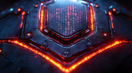 Futuristic Cyber Security Shield Protection Digital Technology 63