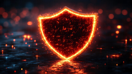 Futuristic Cyber Security Shield Protection Digital Technology 79