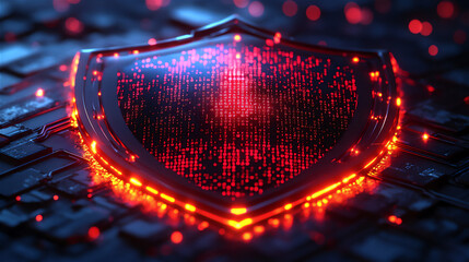 Futuristic Cyber Security Shield Protection Digital Technology 90