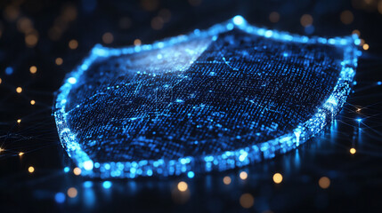 Futuristic Cyber Security Shield Protection Digital Technology 96