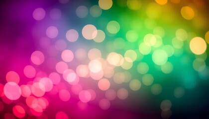 Out of focus lights of various colors.