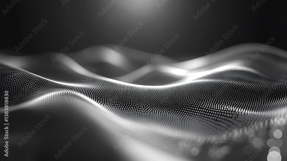 Aufkleber elegant gray bokeh background with subtle light effects and abstract patterns, ideal for professiona