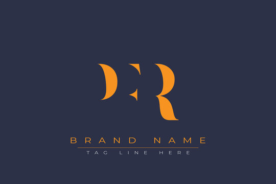 PFR abstract letter logo design. This logo is designed by three abstract letters.
