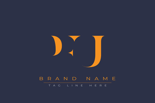 PFU abstract letter logo design. This logo is designed by three abstract letters.