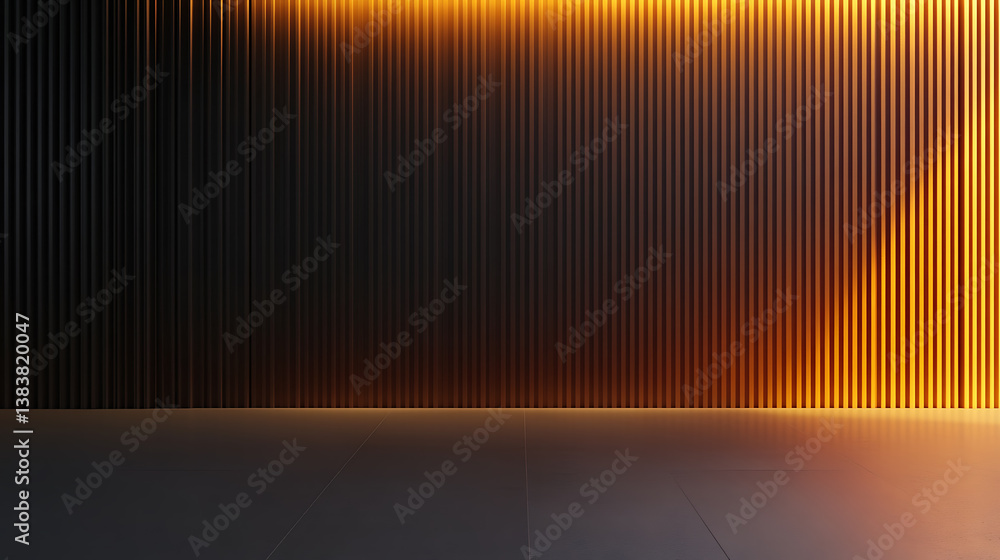 Poster empty wall with a smooth texture, embodying a minimalist aesthetic ideal for modern interior design 