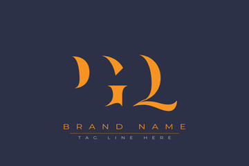 PGQ abstract letter logo design. This logo is designed by three abstract letters.