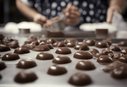 bonbons chocolatier chocolate preparing baker melted praline bakery cooling food shop sweet cake preparation epicure hand bowl utensil speciality confectionery ingredient ball dessert making bonbon - Powered by Adobe