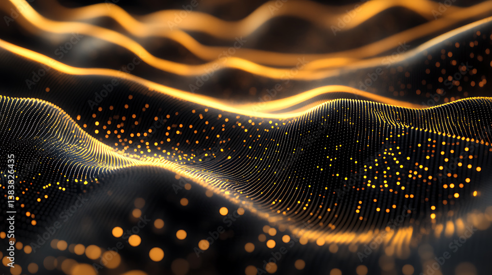 Poster Abstract digital data background, can be used in the description of network abilities, technological processes, digital storages, science, futuristic theories, education, etc