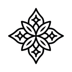 abstract floral ornament