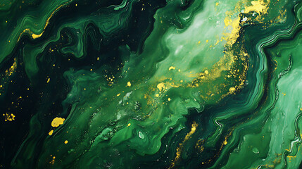 Abstract green watercolor backround